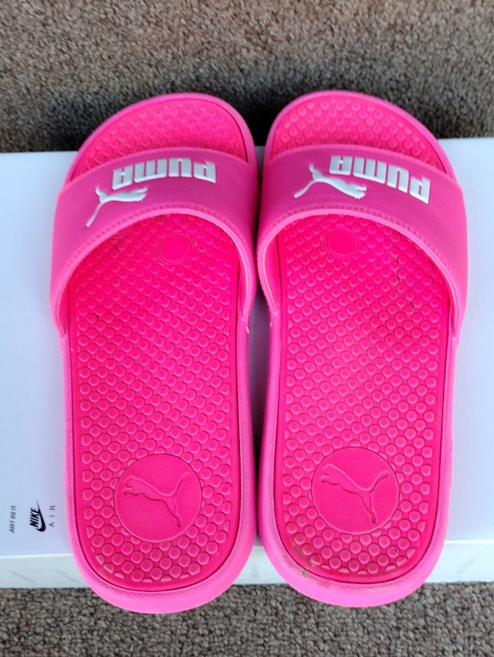 Puma Pink Slides Sandals Women Size 9 - Picture 5 of 7